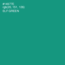 #14977E - Elf Green Color Image