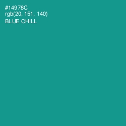 #14978C - Blue Chill Color Image