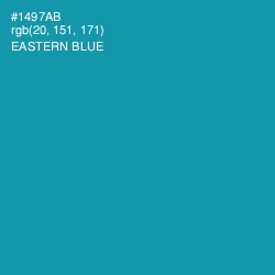 #1497AB - Eastern Blue Color Image