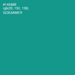 #14988B - Gossamer Color Image