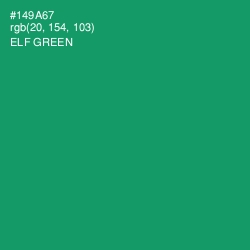 #149A67 - Elf Green Color Image