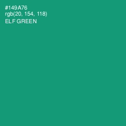 #149A76 - Elf Green Color Image