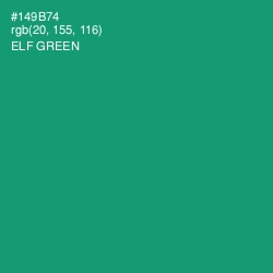 #149B74 - Elf Green Color Image