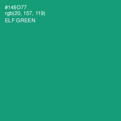 #149D77 - Elf Green Color Image
