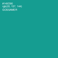 #149D90 - Gossamer Color Image