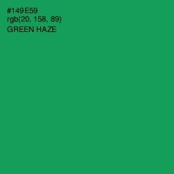 #149E59 - Green Haze Color Image