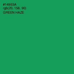 #149E5A - Green Haze Color Image