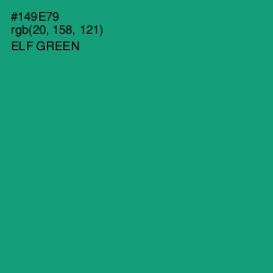 #149E79 - Elf Green Color Image