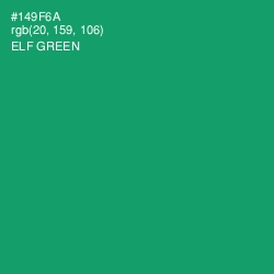 #149F6A - Elf Green Color Image