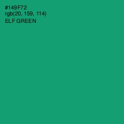 #149F72 - Elf Green Color Image