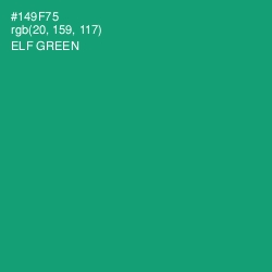 #149F75 - Elf Green Color Image