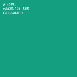 #149F81 - Gossamer Color Image