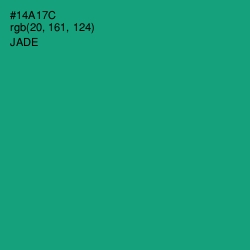 #14A17C - Jade Color Image