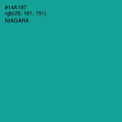 #14A197 - Niagara Color Image