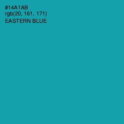 #14A1AB - Eastern Blue Color Image