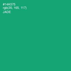 #14A575 - Jade Color Image