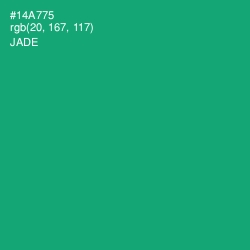 #14A775 - Jade Color Image