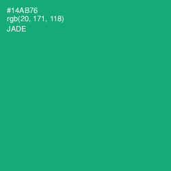 #14AB76 - Jade Color Image