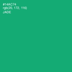 #14AC74 - Jade Color Image