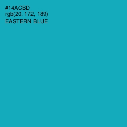 #14ACBD - Eastern Blue Color Image