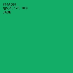 #14AD67 - Jade Color Image