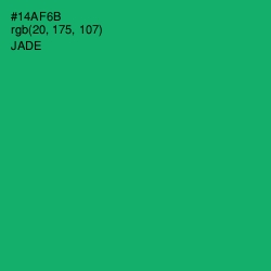 #14AF6B - Jade Color Image