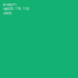 #14B271 - Jade Color Image