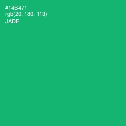 #14B471 - Jade Color Image