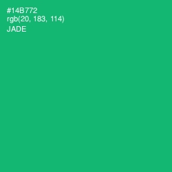 #14B772 - Jade Color Image