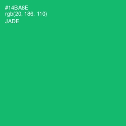 #14BA6E - Jade Color Image