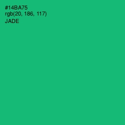 #14BA75 - Jade Color Image