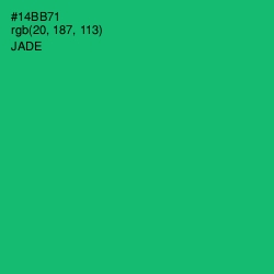 #14BB71 - Jade Color Image