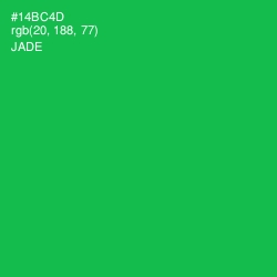 #14BC4D - Jade Color Image