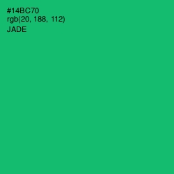 #14BC70 - Jade Color Image