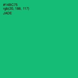 #14BC75 - Jade Color Image