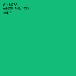 #14BC7A - Jade Color Image