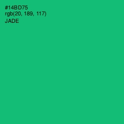 #14BD75 - Jade Color Image