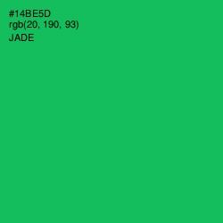 #14BE5D - Jade Color Image