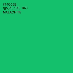 #14C06B - Malachite Color Image
