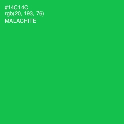 #14C14C - Malachite Color Image