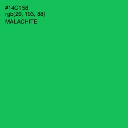 #14C158 - Malachite Color Image