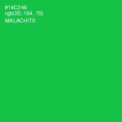 #14C246 - Malachite Color Image