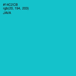 #14C2CB - Java Color Image
