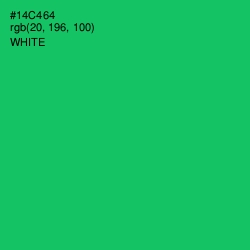 #14C464 - Malachite Color Image