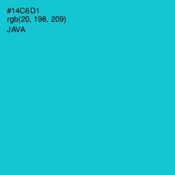 #14C6D1 - Java Color Image