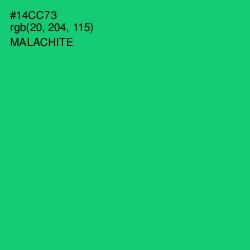 #14CC73 - Malachite Color Image