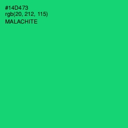 #14D473 - Malachite Color Image