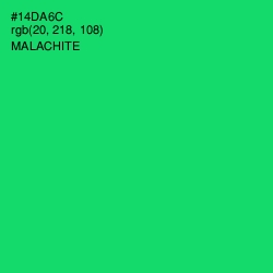 #14DA6C - Malachite Color Image