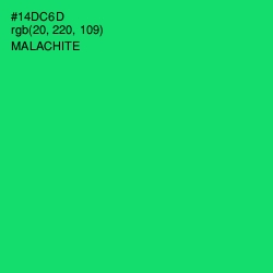 #14DC6D - Malachite Color Image