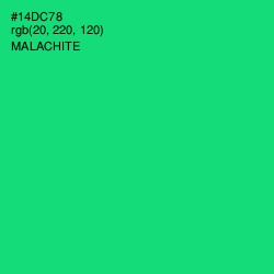 #14DC78 - Malachite Color Image